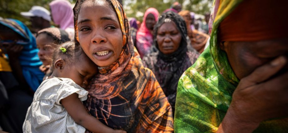 Refugees in the Gorom settlement in South Sudan last year. File pic: AP
