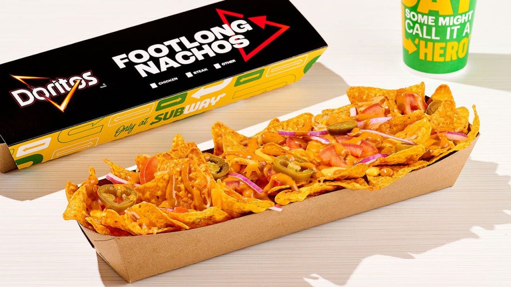 Doritos Footlong Nachos roll out at Subway for limited time