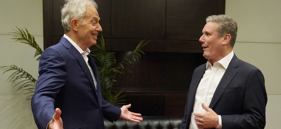 Tony Blair launches startling intervention over Donald Trump tariffs as he begs Keir Starmer not to retaliate