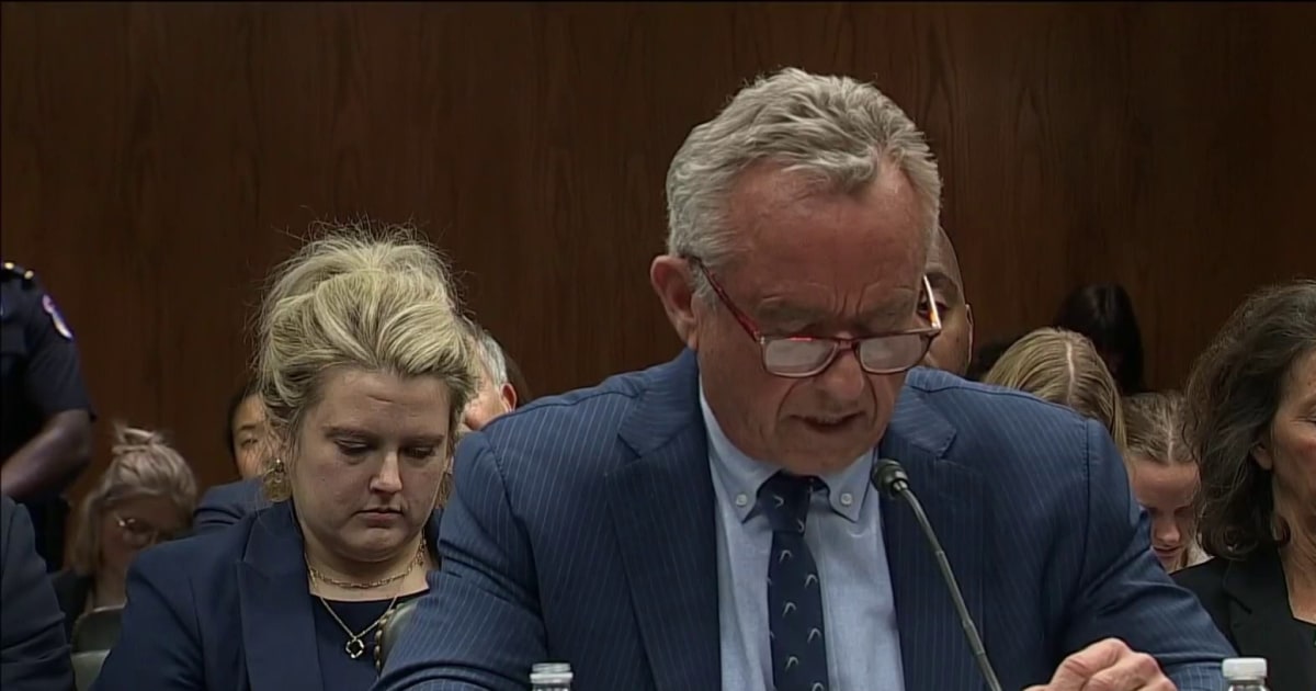 RFK Jr. grilled on health department funding cuts at third congressional hearing