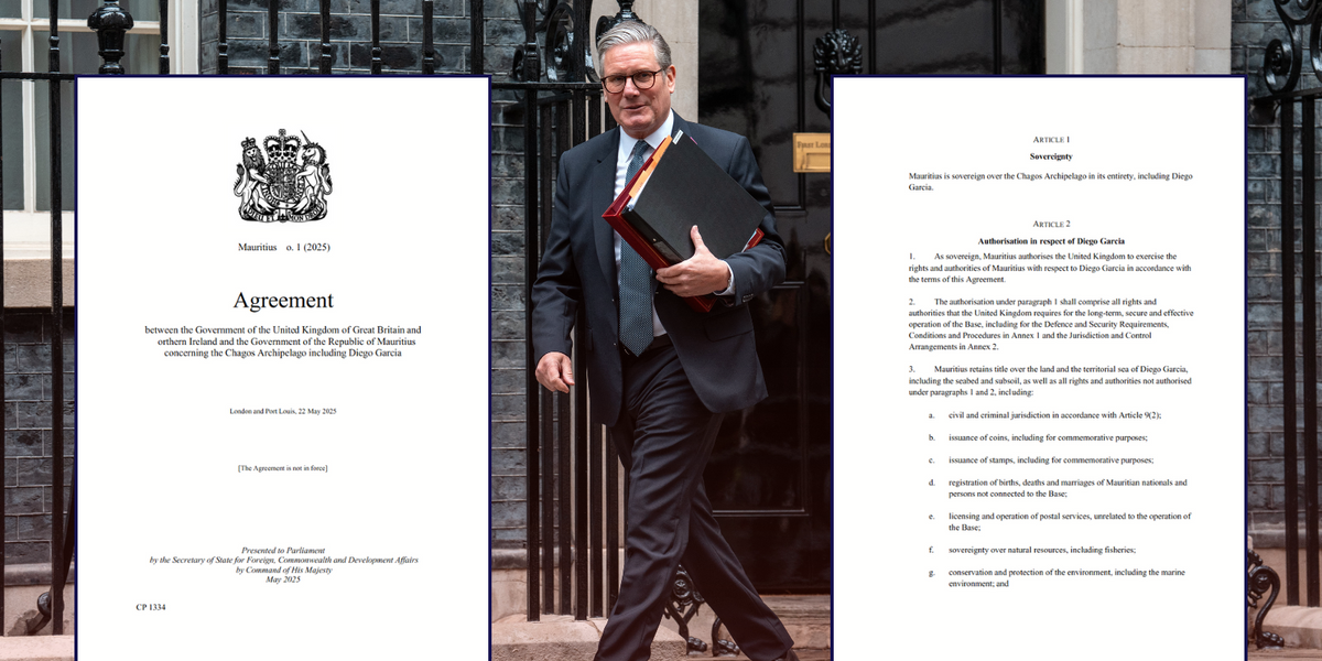 The 'totally unforgivable' real reason behind Keir Starmer's Diego Garcia 'sell-out'