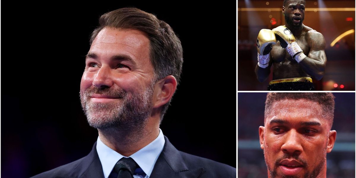 Eddie Hearn refuses to rule out Anthony Joshua v Deontay Wilder revealing AJ 'wants to fight him'
