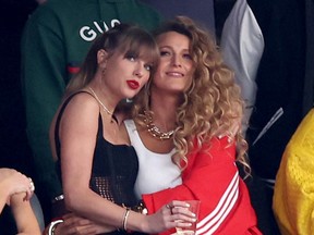Singer Taylor Swift and actress Blake Lively