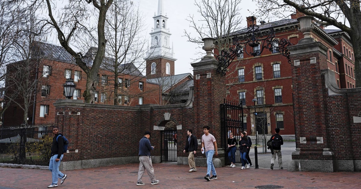 Harvard sues the Trump administration over move to block foreign student enrollment