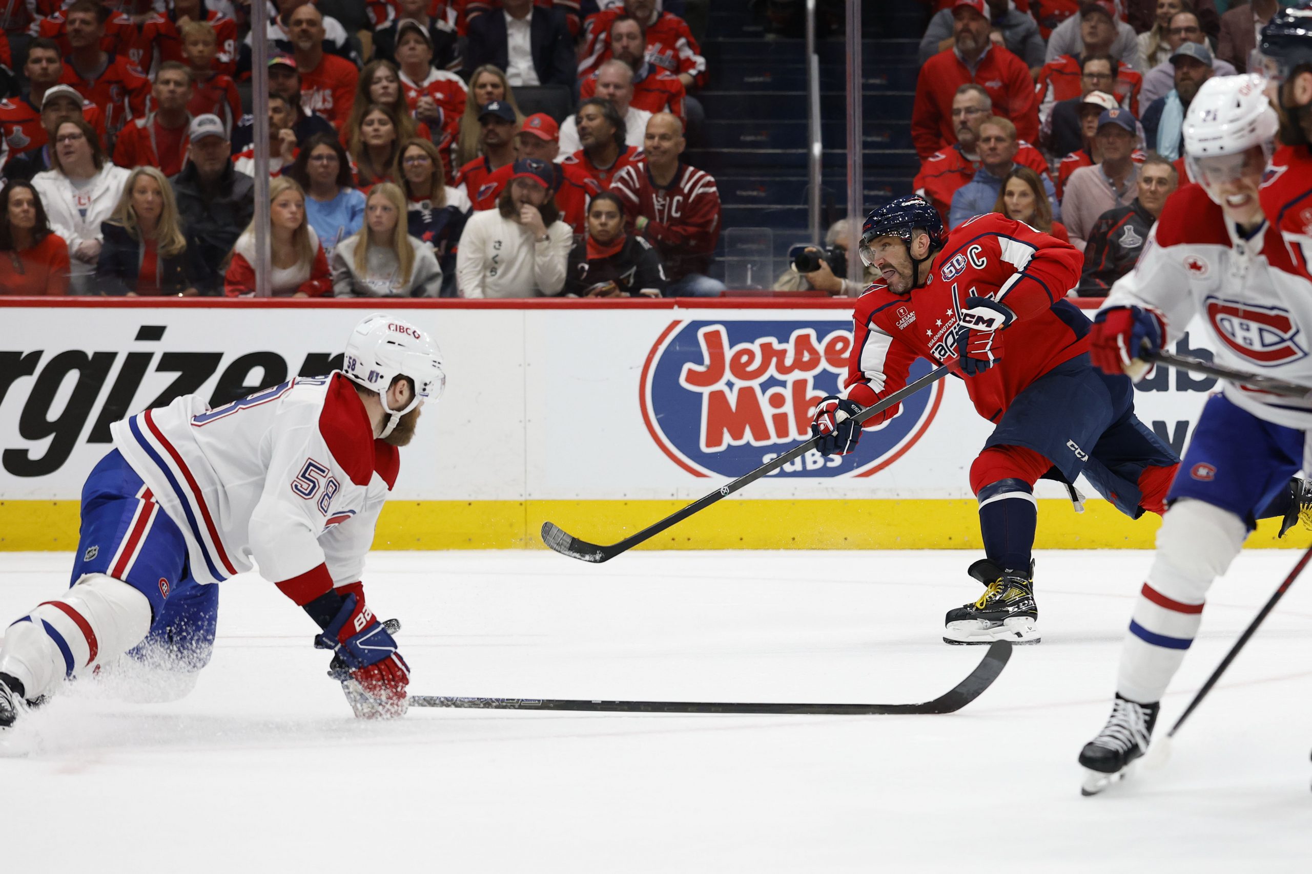 NHL: Stanley Cup Playoffs-Montreal Canadiens at Washington Capitals - Source: Imagn