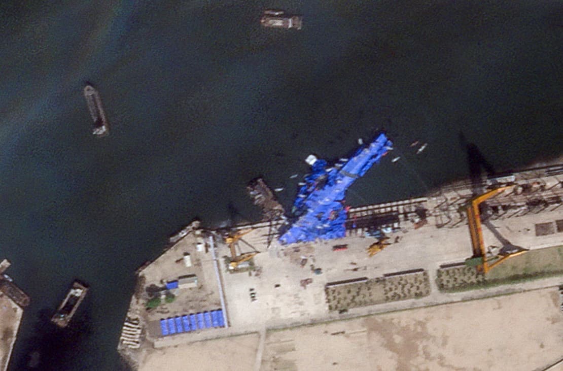 North Korea issues statement on warship damage during launch accident as furious Kim Jong Un demands arrests