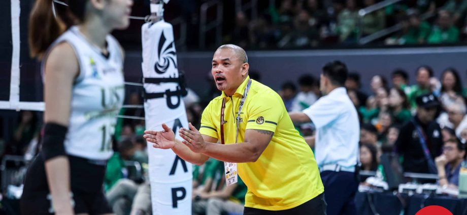 UST Tigresses' coach KungFu Reyes UAAP volleyball recruitment poaching