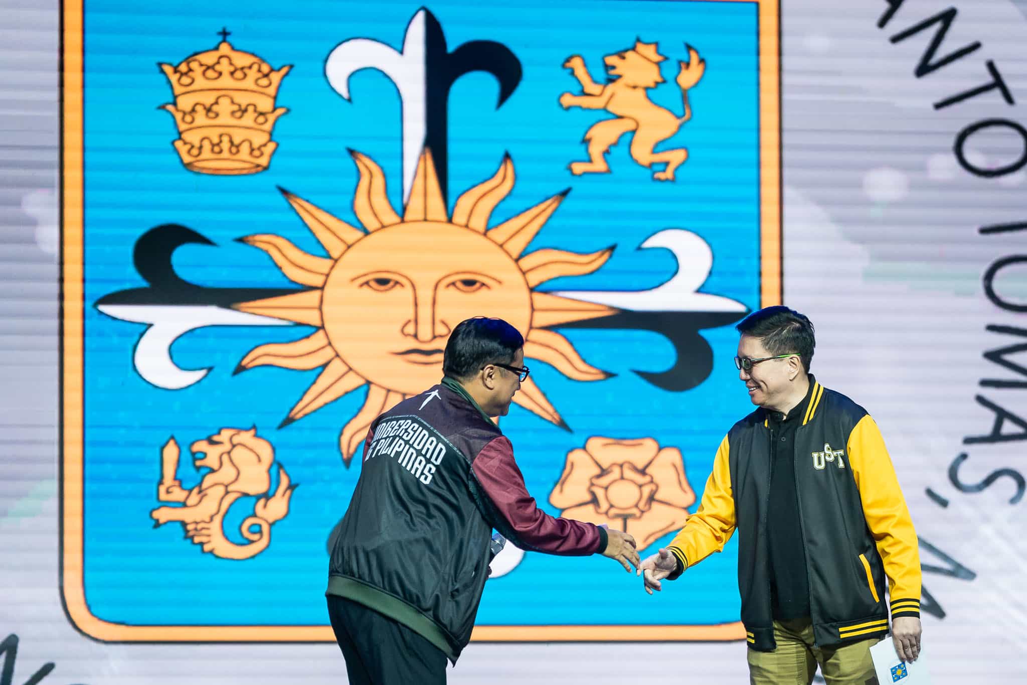 The hosting rights of the UAAP Season 87 has officially been handed over to University of Santo Tomas.