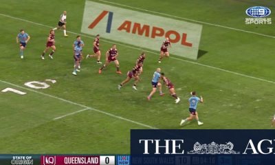 Queensland's defence bamboozled as Lomax dots down