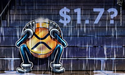 XRP price risks a 20% crash to $1.70 — Here is why