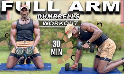 30 Mins FULL ARMS WORKOUT W/ LIGHTWEIGHT DUMBBELLS | Biceps, Triceps & Forearms |  Pt 2