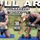 30 Mins FULL ARMS WORKOUT W/ LIGHTWEIGHT DUMBBELLS | Biceps, Triceps & Forearms |  Pt 2