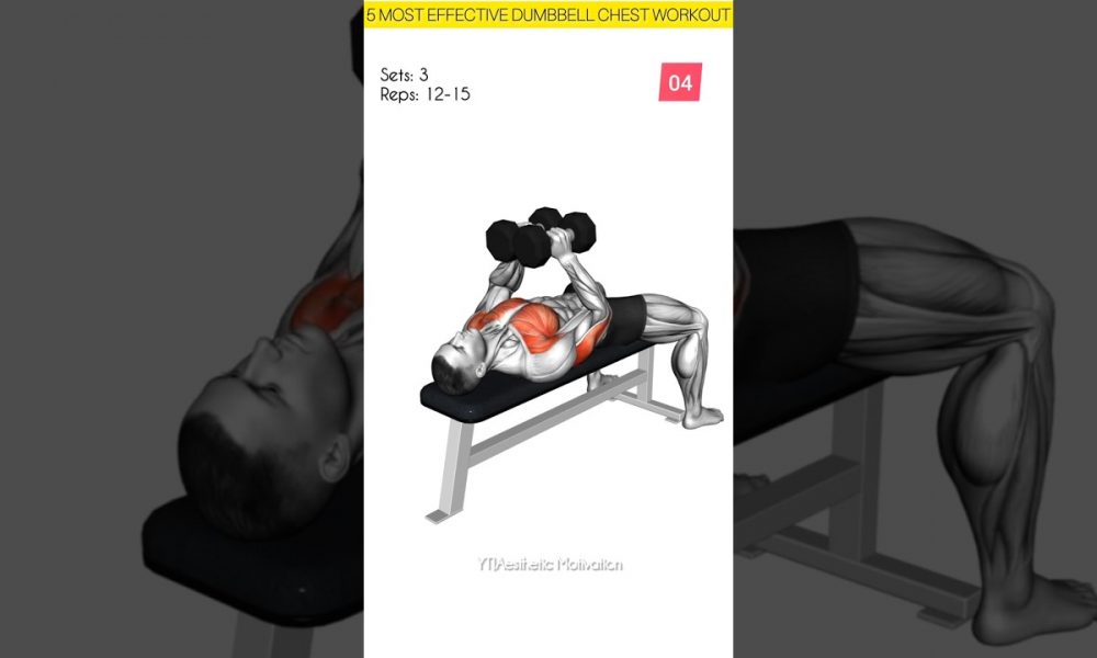 5 Best Dumbbell Chest Exercises for Strength & Definition #chestworkout
