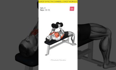 5 Best Dumbbell Chest Exercises for Strength & Definition #chestworkout