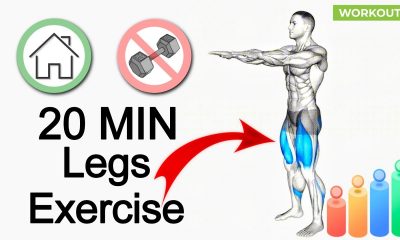 20 Minute Leg Workout at Home | No Equipment Needed