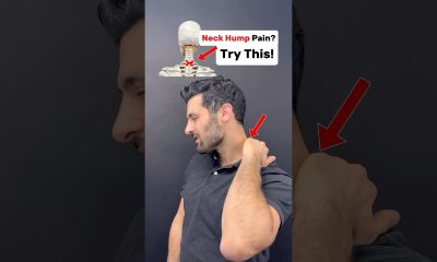 Stiffness and pain at the base of your neck? Try this mobilization. #neck #neckpain #neckpainrelief