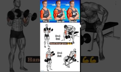 BICEPS WORKOUT 💪 GROW ONLY 1 AND 30 DAYS #motivation#gymexercises#fitness#bicepsworkout#shoulder#gym