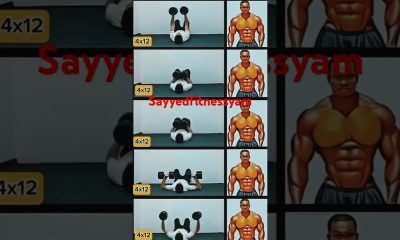 dumbel Chest workout Home and  gym #fitness #motivation #sports 💪💪🏋️‍♂️🏋️‍♂️