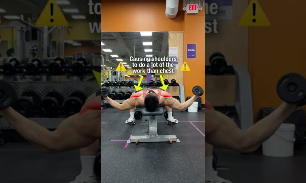 ❌ Dumbbell Fly Mistake (STOP DOING THIS!)