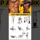 TOP ABS WORKOUT 🔥💪🏻#absworkout #abs #shorts