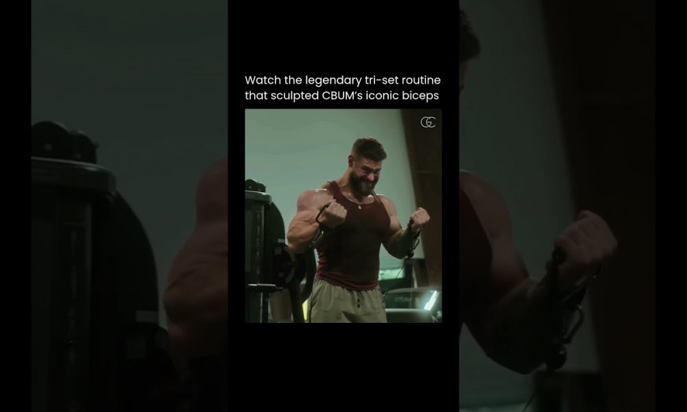CBUM’s Bicep Tri-Set Routine for Peak Growth and Pump #gym #lifting