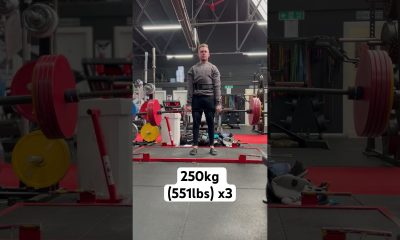 Deadlift - 250kg x3 #conventionaldeadlift #deadlift #strengthtraining