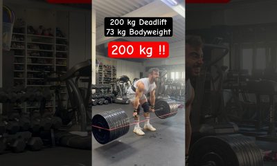200 kg Deadlift 73 kg Bodyweight #deadlift #crossfit #fypage