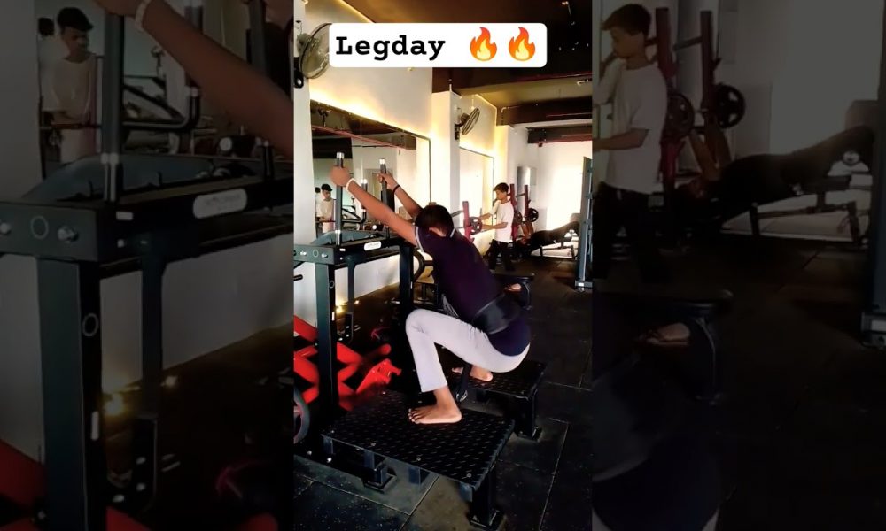 leg workout in gym #leg#viral #shorts #trending #motivation