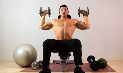 How to Do Seated Overhead Dumbbell Press | Arm Workout