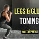 Beginner Legs & Glutes Toning Workout at Home - No Gym