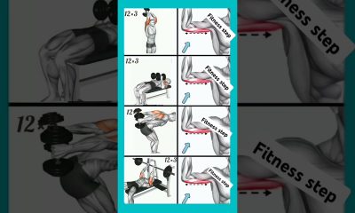 #tricep workout at home growing tricep in one month #viralvideo #fitnessstep #tricepsworkout #short