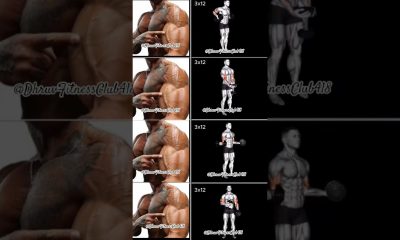 biceps workout at home with dumbbells #biceps #workout #exercise #fitness #trend #viral #shorts