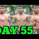 Daily 50 Push up transformation | DAY 55 | Palasfitness