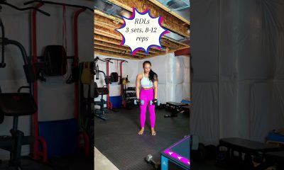 Bulgarian split squats + RDLs = Lower body gains 💪🏽🔥No gym—just you, dumbbells, and determination.