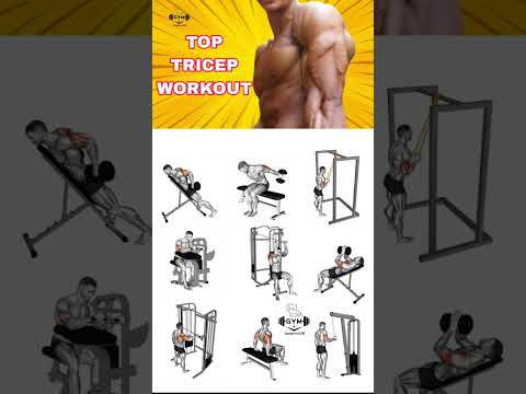 Top tricep workout variation for stronger arms 🔥💪🏻#tricepsworkout #triceps #gymexercises #shorts