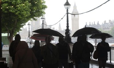 Sudden downpours and rumbles of thunder across parts of England