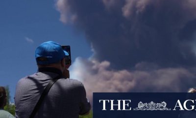 Video: Italy's Mount Etna erupts