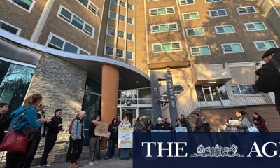 North Melbourne public housing tower demolition delayed by activists and protesters taking a stand