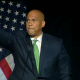 Booker slammed for alleged 'Nazi salute' to Cali Dems just months after Musk was dragged for same gesture