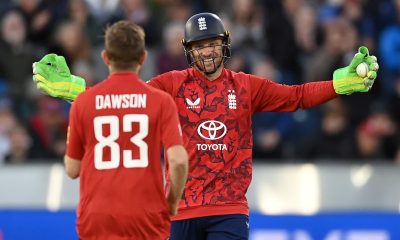England vs West Indies: Jos Buttler and Liam Dawson lead hosts to opening T20 victory