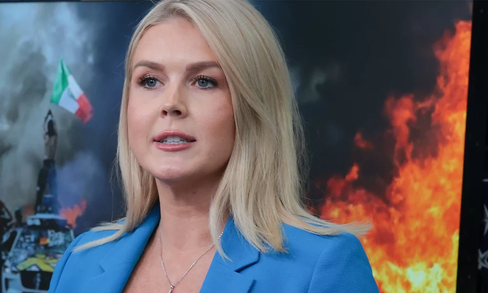 Karoline Leavitt fields Los Angeles anti-ICE riot questions in briefing