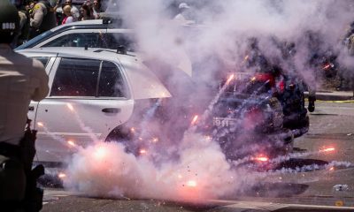 US agents, protesters clash again in Los Angeles over immigration raids