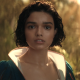 Rachel Zegler looking in awe in Snow White (2025)