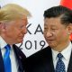 Donald Trump meets with China's President Xi Jinping in Osaka, Japan in 2019. Pic: Reuters