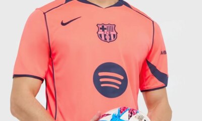 Barcelona's Total 90-inspired 2025/26 third kit leaked