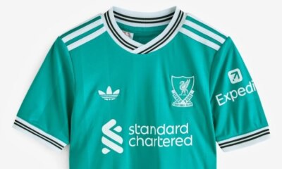 Liverpool 2025/26 third kit leaked featuring classic club crest