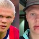 Erling Haaland suffers freak facial injury on Norway team bus