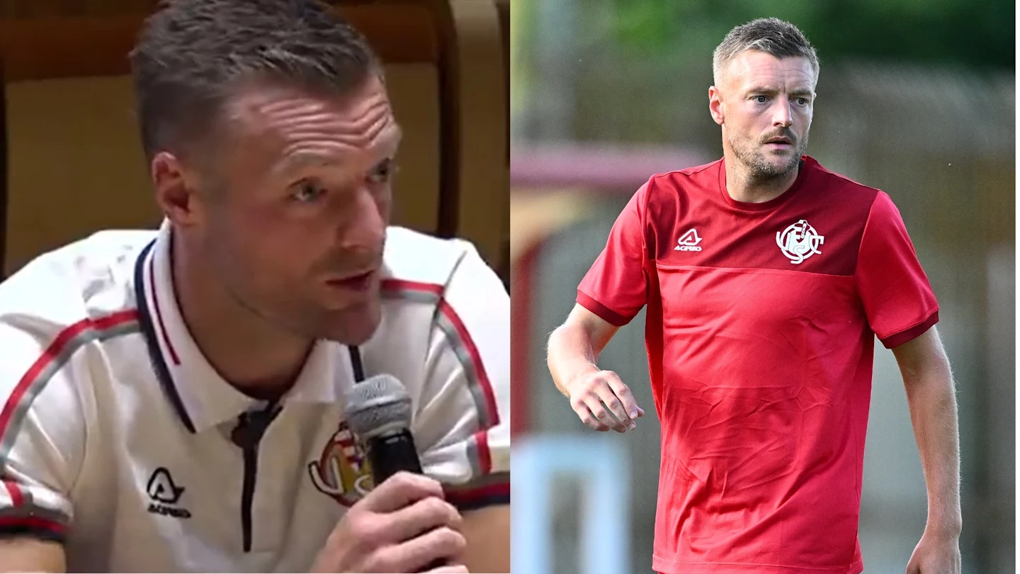 Jamie Vardy bites back at Italian reporter in first interview as Cremonese player