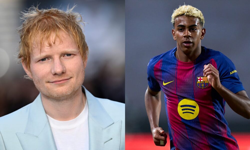 Ed Sheeran revealed as Barcelona’s shirt sponsor for El Clasico