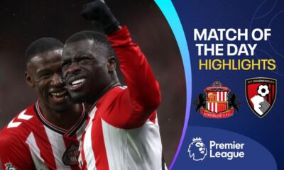 Sunderland players celebrate a goal against Bournemouth